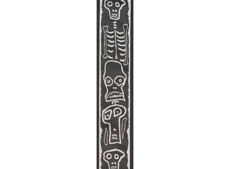 Planet Waves 50JS01 50mm Satriani "Skull'n Bones" Strap' 